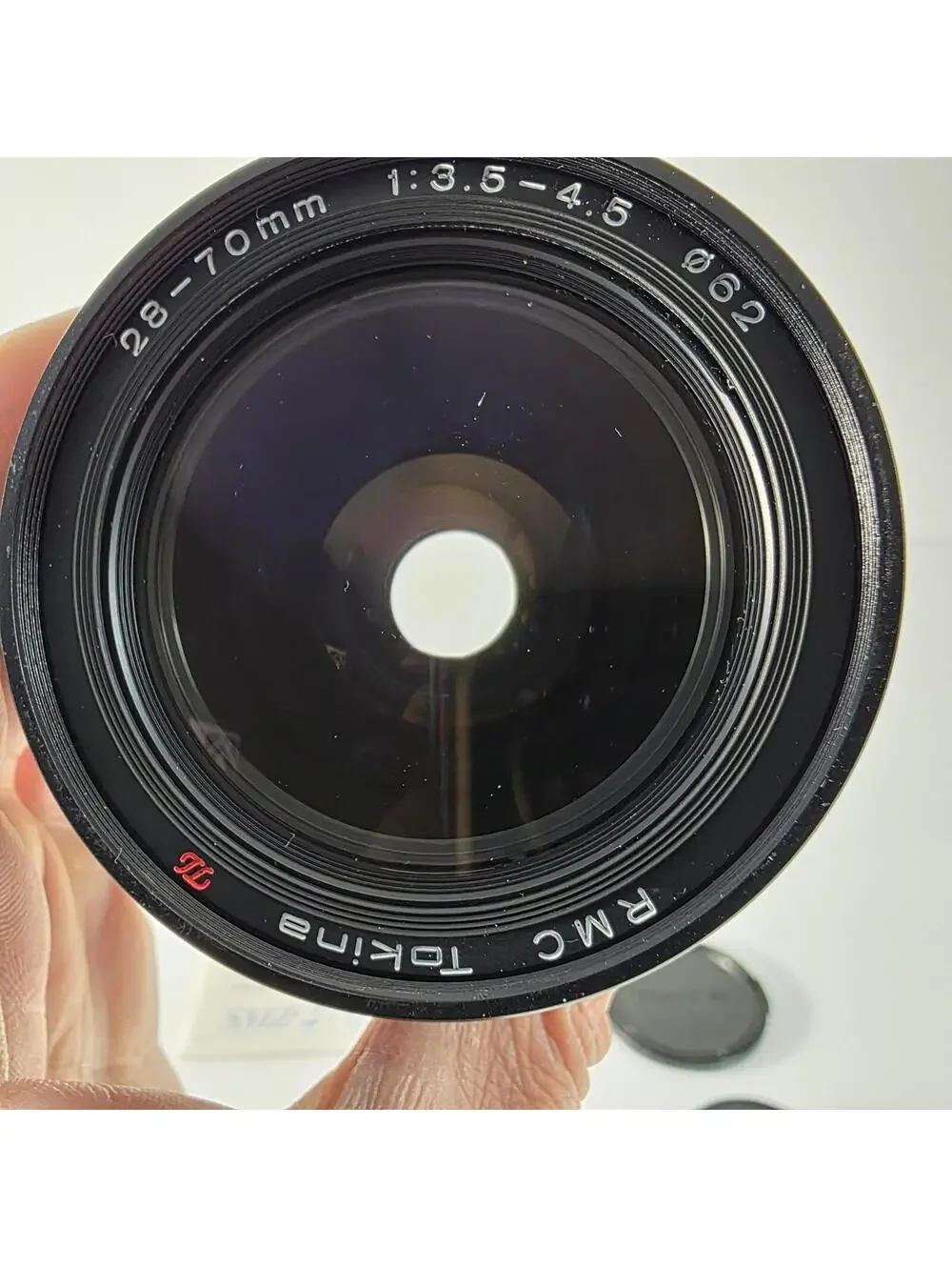 RMC Tokina 28-70mm f3.5-4.5 Canon FD Macro Lens W/Manual & Caps